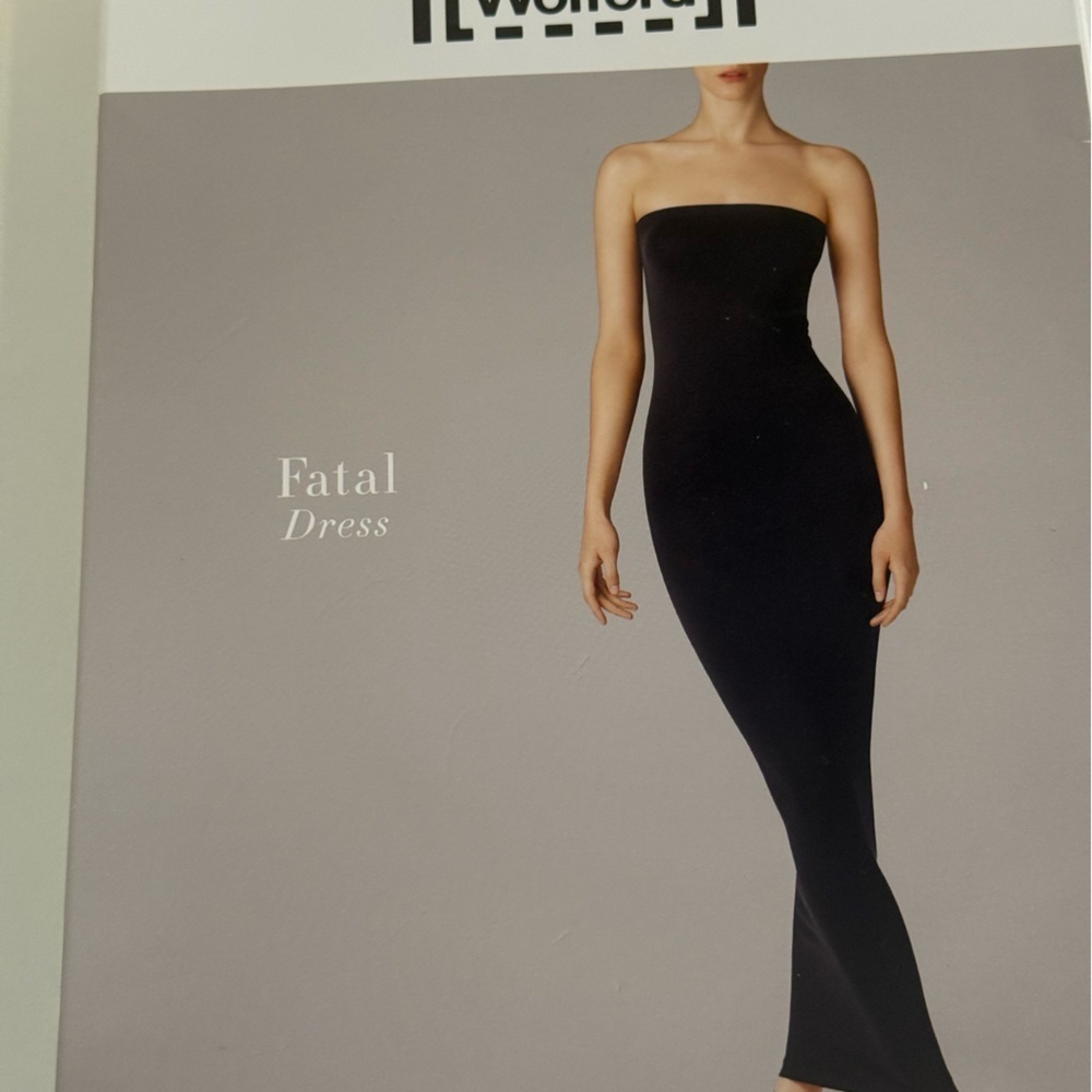 Wolford Fatal Dress NWT/NIB RARE COLOR  XS IRON BLUE